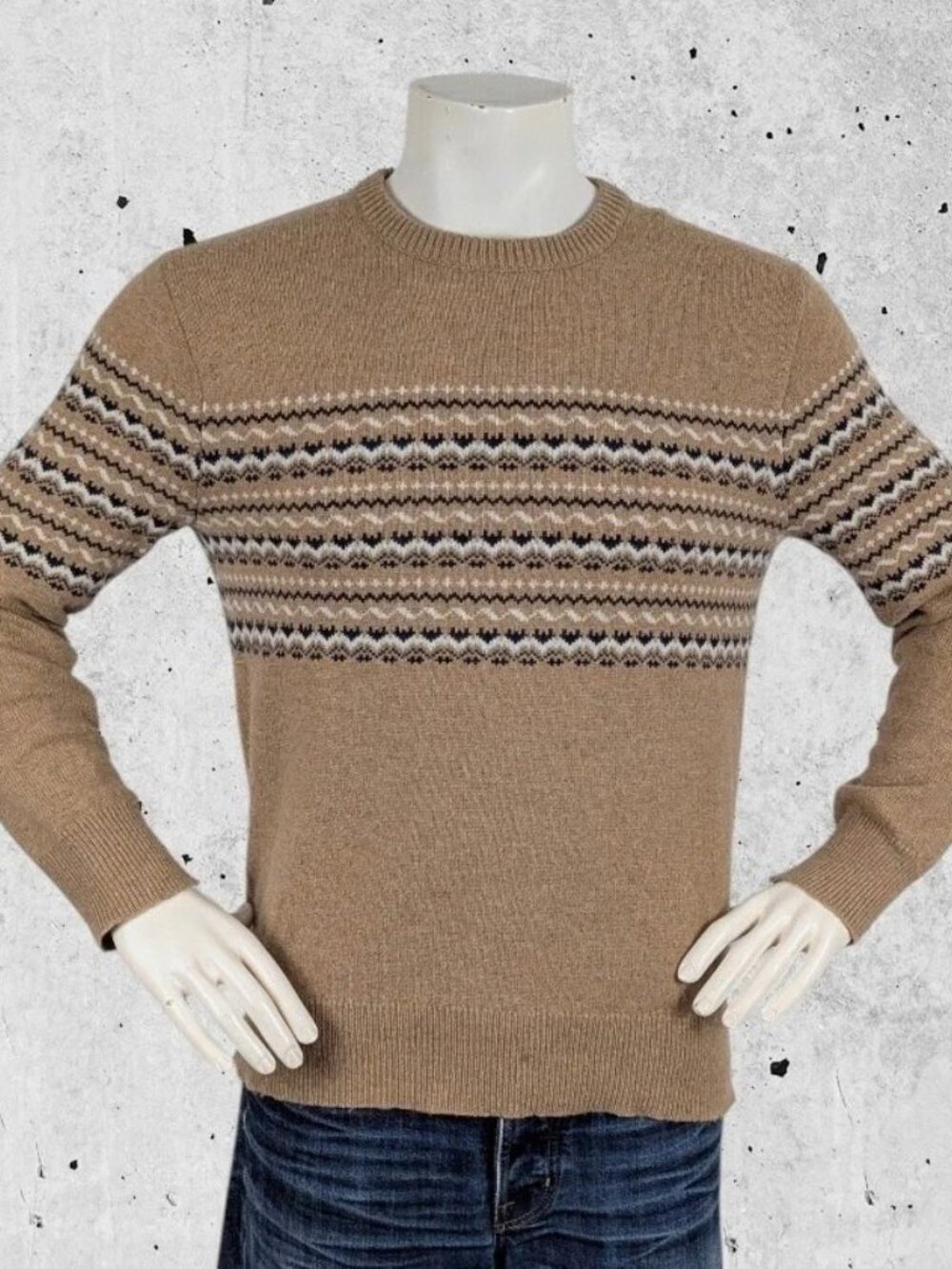 J Crew Factory Sweater Shirt Size Medium Lambswool Blend